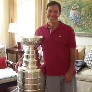 Craig with the Stanley Cup