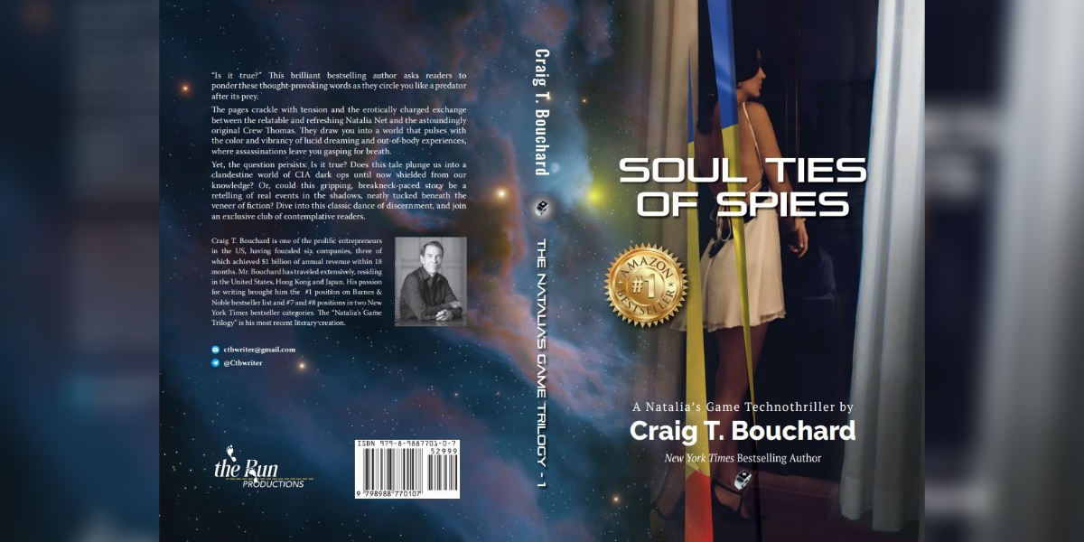 Soul Ties of Spies; Cover with Amazon #1 Bestseller Badge